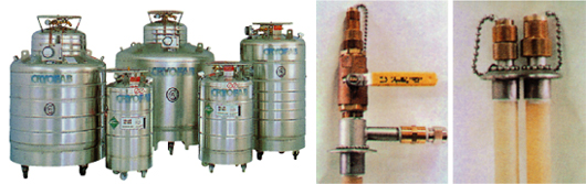 大陽日酸株式会社 超低温分野 液体ヘリウム容器、液体窒素容器